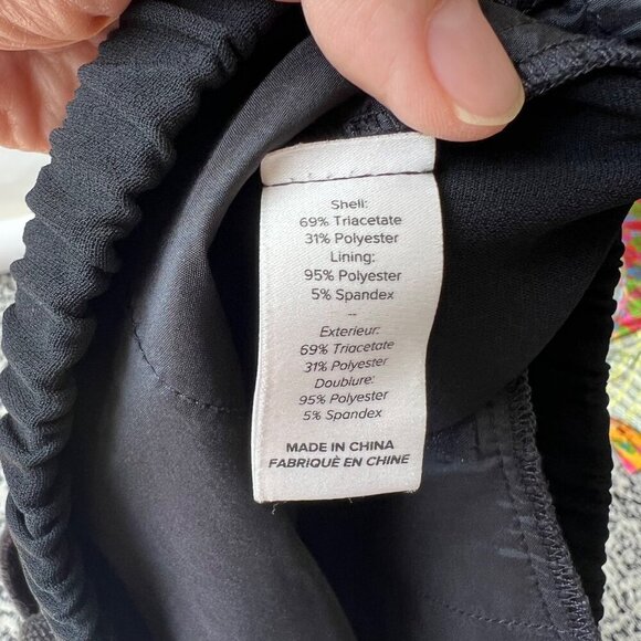 Cinq à Sept Adalie Crepe Pants, Black, Size XS K49 - Picture 10 of 11